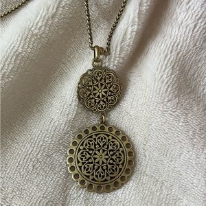 NWT Lucky Brand Bronze Pendant Necklace
